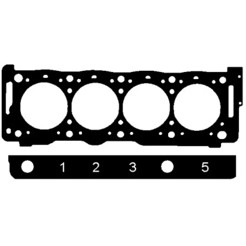 Прокладка ГБЦ Peugeot 406/605/806 2.1D 89-04 (4 метки) (1.67 mm) (147.031)