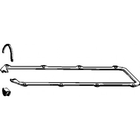 Прокладка кришки клапанів VW 1.6-1.8D (314.773)