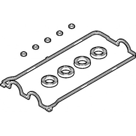 Прокладка кришки клапанів Toyota Corolla 1.3-1.4 92-00 (к-кт) (389.310)