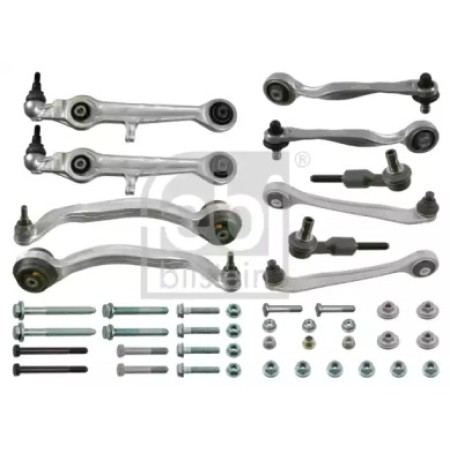 Комплект рычагов подвески (передней) Audi A4 94-00/A6 97-05/VW Passat B5 00-05 (тонкий палец/полный) (24900) FEBI BILSTEIN
