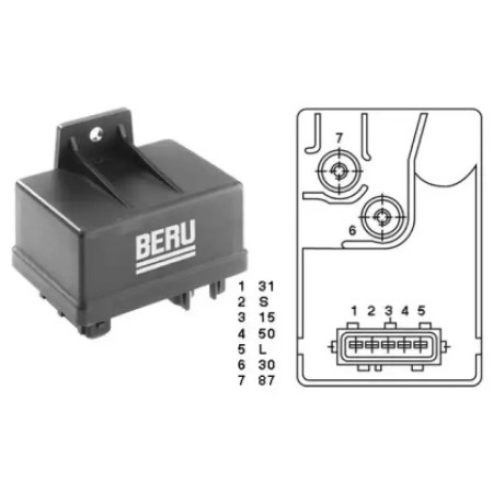 Реле свечей накала Citroen Jumper/Fiat Ducato/Iveco Daily 1.9TD-2.5D 78-06 (12V) (GR034)