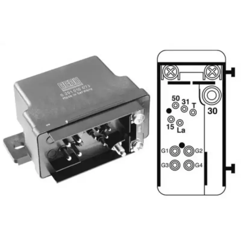 Реле свечей накала MB 208-408 2.3D -06 (12V) (GR073-B)