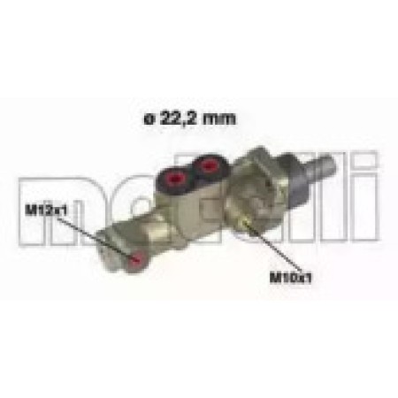 Циліндр гальмівний (головний) Opel Astra F/Kadett E/Vectra A 84-98 (d=22.2mm) (05-0246)