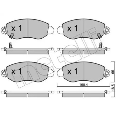 Колодки тормозные (передние) Ford Transit 00-06 (22-0320-0)