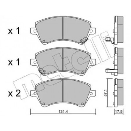 Колодки гальмівні (передні) Toyota Corolla 01-14 (22-0446-0)