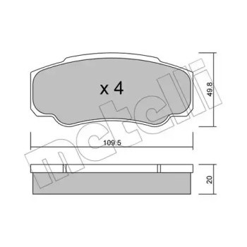 Колодки тормозные (задние) Citroen Jumper/Fiat Ducato/Peugeot Boxer 94- (22-0532-0)