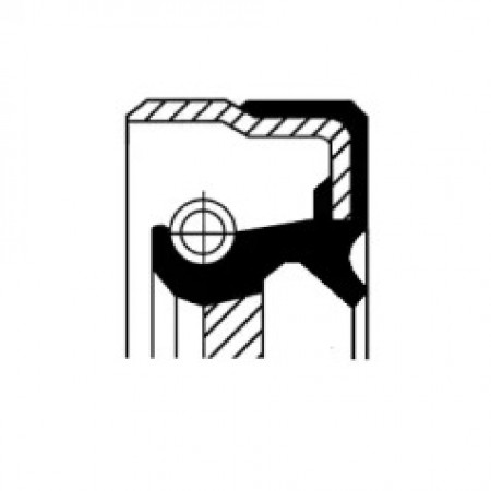Сальник распредвалу Opel Combo 1.2/1.4/1.6 94-01 (35x48x7) (20011244B)