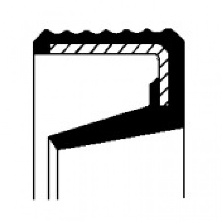 Сальник валу первинного КПП Citroen Jumper/Fiat Ducato/Peugeot Boxer 2.0-2.8D 94- (16x22x5.8) (01033405B)