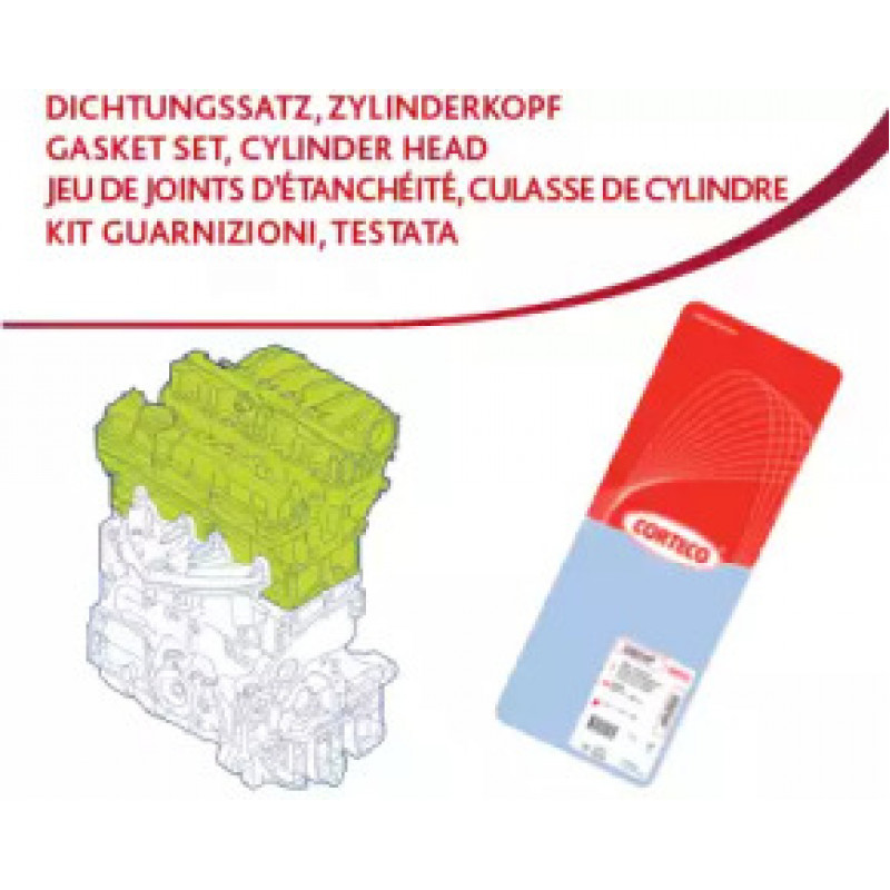 Комплект прокладок (верхний) Opel Combo 1.4i 94-01 (417907P)