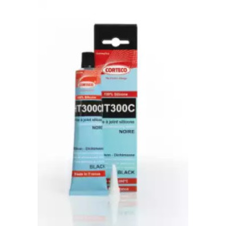 Герметик моторный (-65C +300C) 80ml (черный) (HT300C)