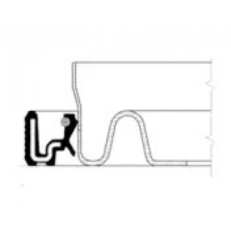Сальник коленвалу (задній) VW Caddy 1.6/2.0TDI/T5 2.0TDI (85x131/152x17.25) (20034934B)