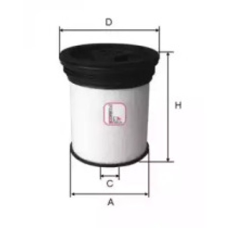 Фильтр топливный Jeep Cherokee/Grand Cherokee/Wrangler 2.0-3.0 CRD 10-(OE line) (S 1019 NE)