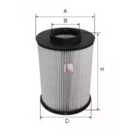 Фильтр воздушный Ford Connect 13-/C-MAX 10-/Focus 1.0-2.0 i/D 04-/Volvo C30/V50 1.6-2.0 06-12 (S 2722 A)