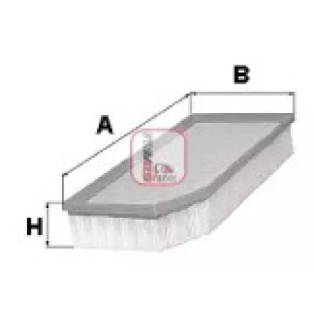 Фільтр повітряний Seat Ibiza IV 2.0TDI 10- (OE line) (S 3356 A)