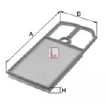 Фильтр воздушный VW Golf IV 1.4-1.6 00-04/Skoda Octavia 1.4 00-10 (S 3820 A)