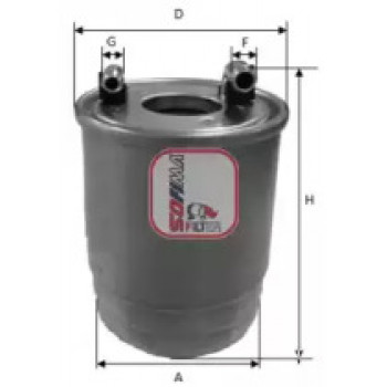 Фильтр топливный MB Sprinter 2.2CDI OM651 09- (H=117.5mm) (S 4111 NR)