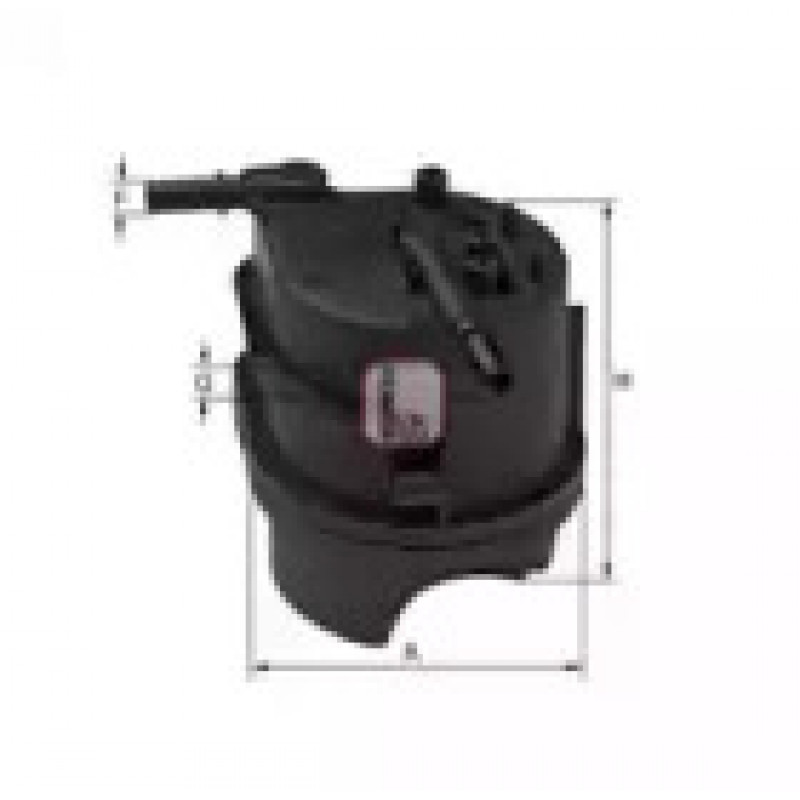 Фільтр паливний Citroen Nemo 1.4HDI 08-/Mazda 2 1.4MZR-CD 03-15 (S 4343 NR)