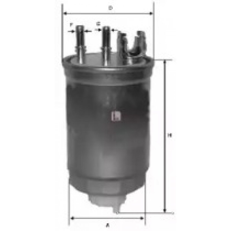Фільтр паливний Fiat Doblo 1.9D 01- (OE line) (S 4412 NR)