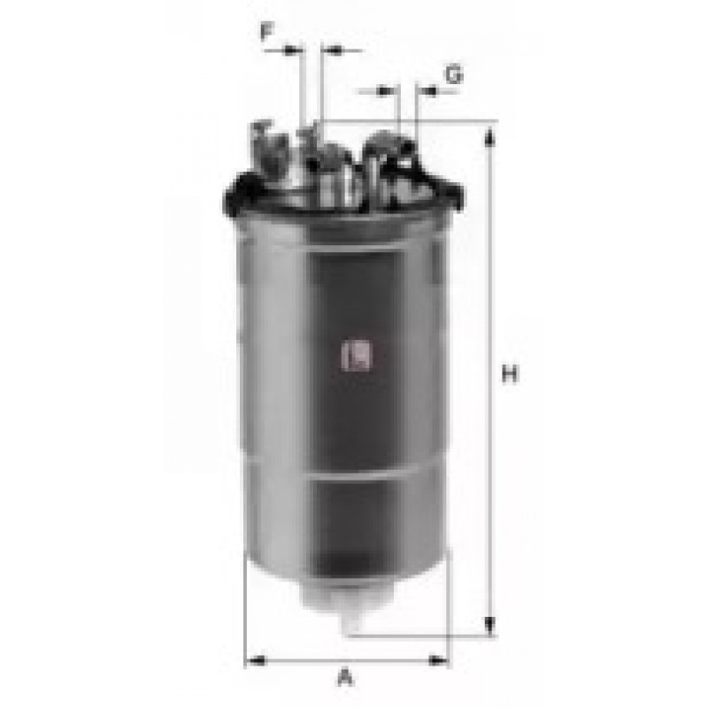 Фильтр топливный Skoda Fabia 1.4/1.9TDI 00- (S 4428 NR)