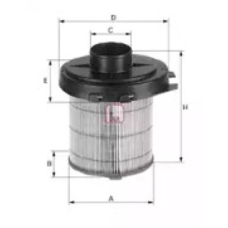 Фильтр воздушный Peugeot 405/309/205 1.0-1.6 i 85-93/Citroen AX/BX/C15/Saxo 1.0-1.6 i 83-97 (S 4580 A)