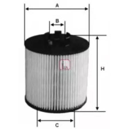 Фильтр масляный MB A-class (W169)/ B-class (W245) 1.5-2.0 04-12 (S 5063 PE)