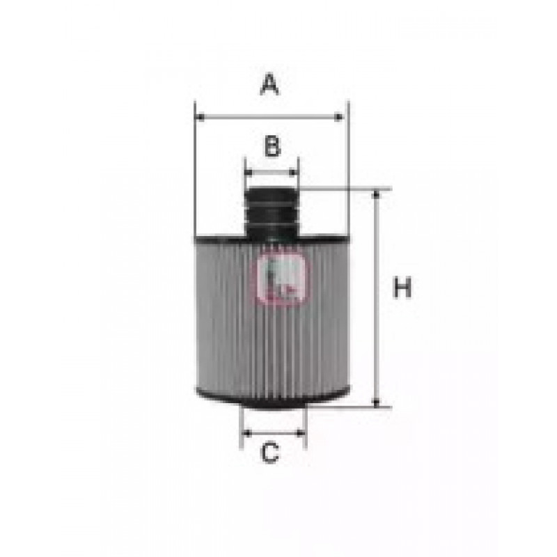 Фильтр масляный Fiat Doblo 1.6/2.0D 10- (OE line) (S 5083 PE)