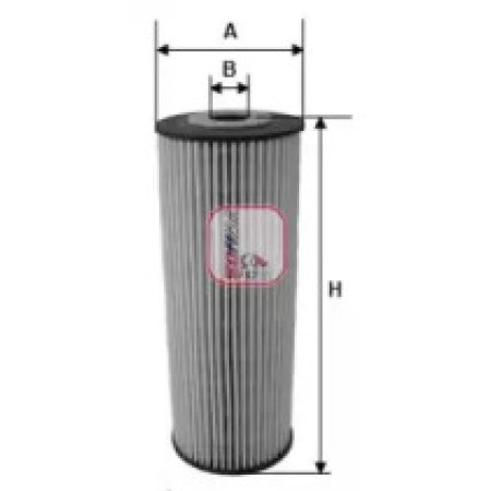 Фильтр масляный MB (W124 280E/W124 300-24V) 89- (S 5162 PE)