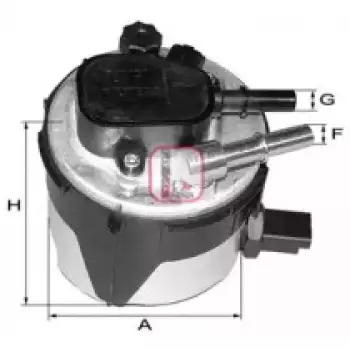 Фільтр паливний Ford Fiesta/Focus 1.6TDCI 03-12 (OE line) (S 5170 GC)