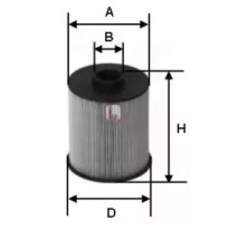 Фильтр топливный MB C-class (W202)/M-class (W163)/E-class (W210) 97-05 (S 6006 NE)