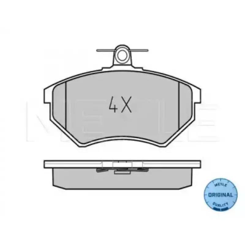 Колодки тормозные (передние) VW Caddy -03 025 201 6819