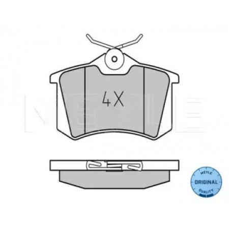 Колодки тормозные (задние) VW Caddy III 04-/Peugeot 308 07-/Citroen C4 04- (87.1x52.8x17.2) 025 209 6117