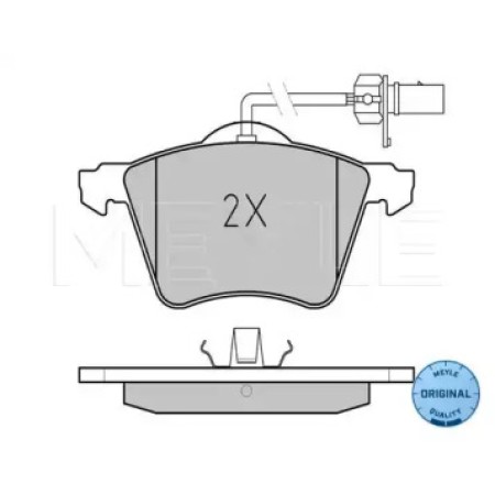 Колодки тормозные (передние) VW T4 90-03 R16 (с датчиками) 025 210 3419/W
