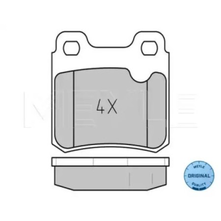 Колодки тормозные (задние) Opel Astra F/Kadet E/Vectra A 1.8-2.0 86-98 025 211 4015