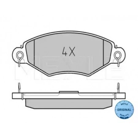 Колодки тормозные (передние) Renault Kangoo 98- (Bosch) 025 219 8018