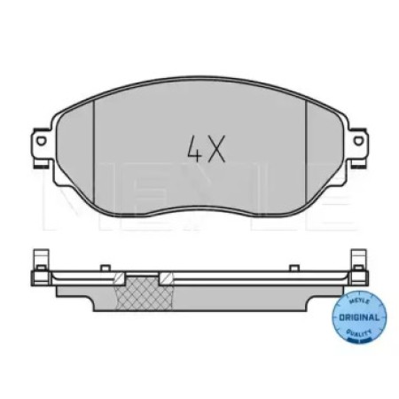 Колодки тормозные (передние) Renault Trafic 1.6 dCi 14- 025 220 8718