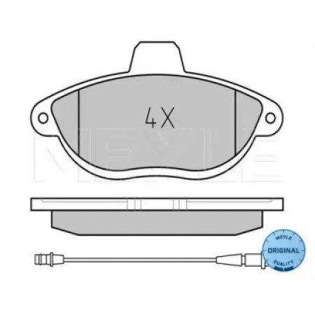 Колодки тормозные (передние) Fiat Scudo/Peugeot Expert 96- 025 230 4218/W