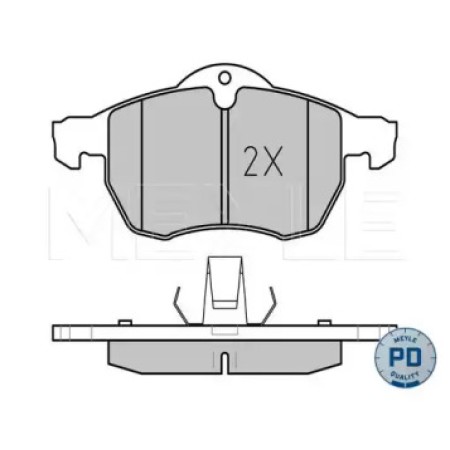 Колодки тормозные (передние) Opel Astra G 98-09 (Ate) 025 230 5719/PD
