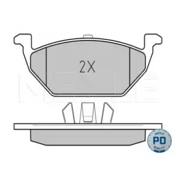 Колодки тормозные (передние) VW Caddy 03- (ушки вверх) 025 231 3019/PD
