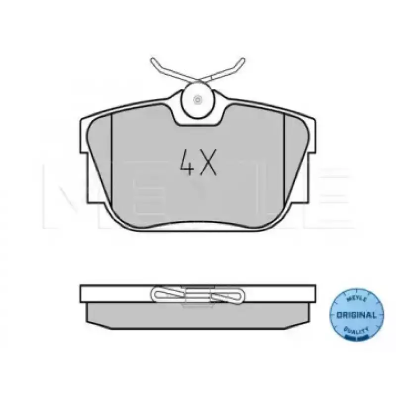 Колодки тормозные (задние) VW T4 92- 025 232 2417