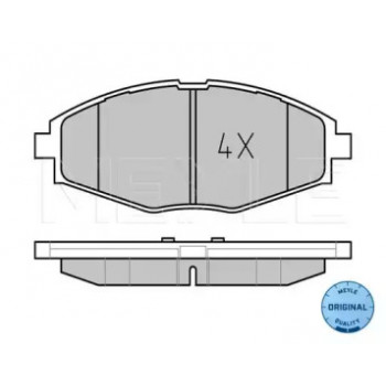 Колодки тормозные (передние) Daewoo Lanos/Matiz 98- 025 232 4117