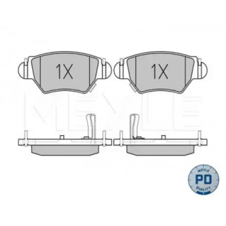 Колодки тормозные (задние) Opel Astra G/Zafira A 98-09 (Bosch) 025 232 5817/PD