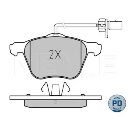 Колодки тормозные (передние) Seat Alhambra/VW Sharan 1.8-1.9 TDI 95-10 (с датчиками) 025 232 6920/PD