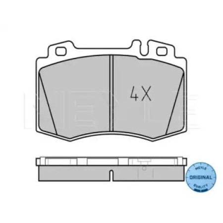 Колодки тормозные (передние) MB S-class (W220) 98-05 025 232 7117