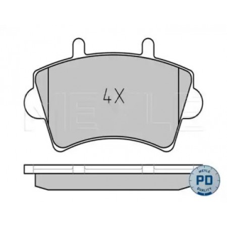 Колодки тормозные (передние) Renault Master 98- R16' 025 236 1318/PD