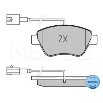 Колодки тормозные (передние) Citroen Nemo 08-/Fiat Punto 05- 025 237 0617/W