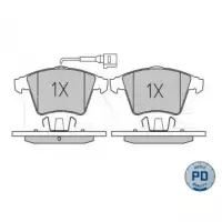Колодки тормозные (передние) VW T5 03- (Platinum) 025 237 4618/PD