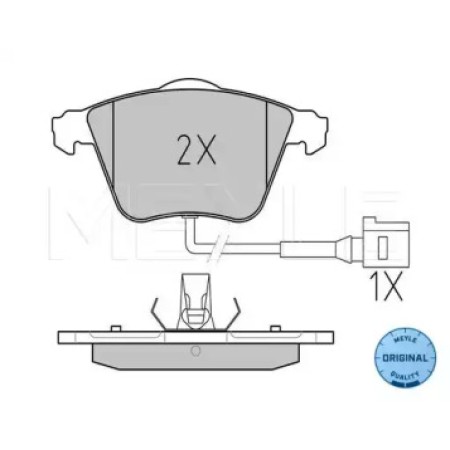 Колодки тормозные (передние) VW Passat 3.2/3.6 FSI 05-10 025 238 0120/W
