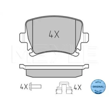 Колодки тормозные (задние) VW Caddy 03- 025 239 1417