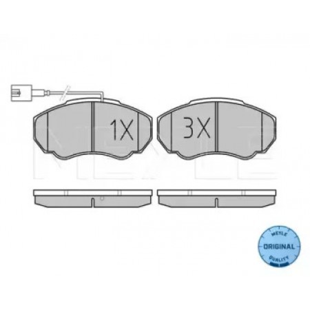 Колодки тормозные (передние) Citroen Jumper/Fiat Ducato/Peugeot Boxer 02- R15 025 239 1719/W