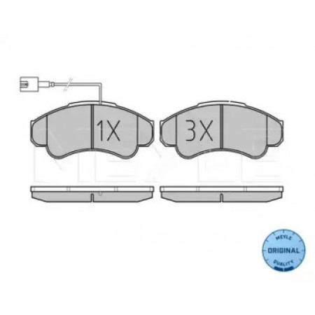 Колодки тормозные (передние) Citroen Jumper/Fiat Ducato/Peugeot Boxer 02- R16 025 239 1919/W